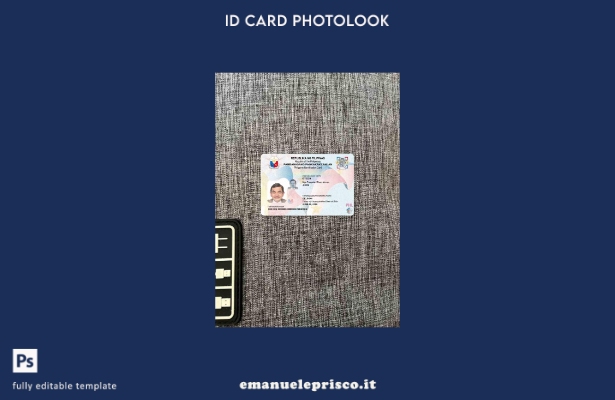 modello FRONTE photolook ID Filippine stile verificato (presente).